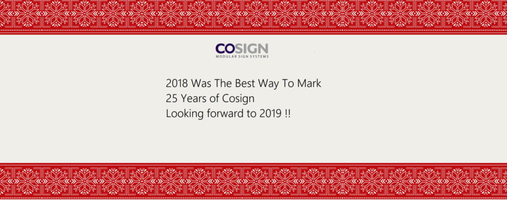 2018 Was The Best Way To Mark 25 Years of Cosign