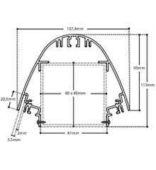 137 mm